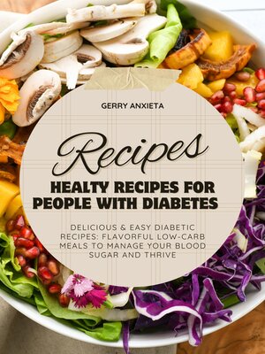 cover image of Healty Recipes For People with Diabetes